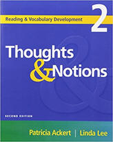 Thoughts & Notions - Reading & Vocabulary Development from ESLgold.com