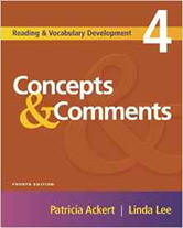 Concepts & Comments (Reading & Vocabulary Development) from ESLgold.com